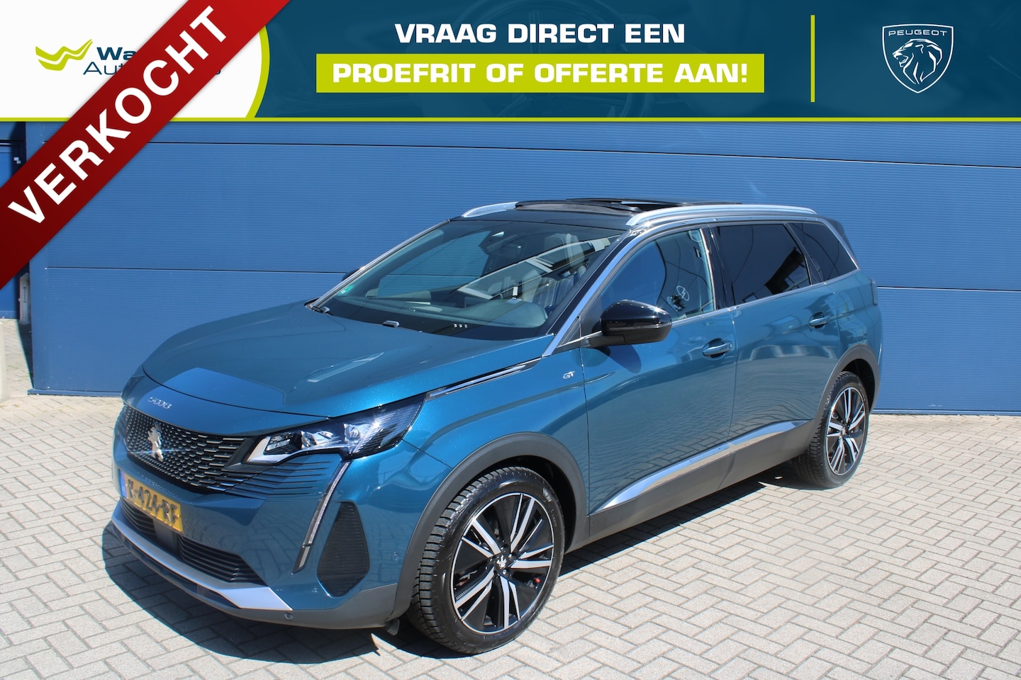 Peugeot 5008 - BLACK FRIDAY DEAL I 1.2 PureTech 130pk EAT8 GT Automaat | Navigatie | Parkeersensoren | Pa - AutoWereld.nl