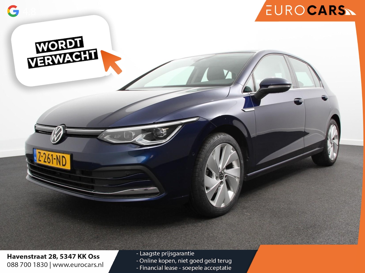 Volkswagen Golf - 1.5 eTSI 150pk DSG Style | Navigatie | Apple Carplay/Android Auto | Parkeersensoren | Came - AutoWereld.nl