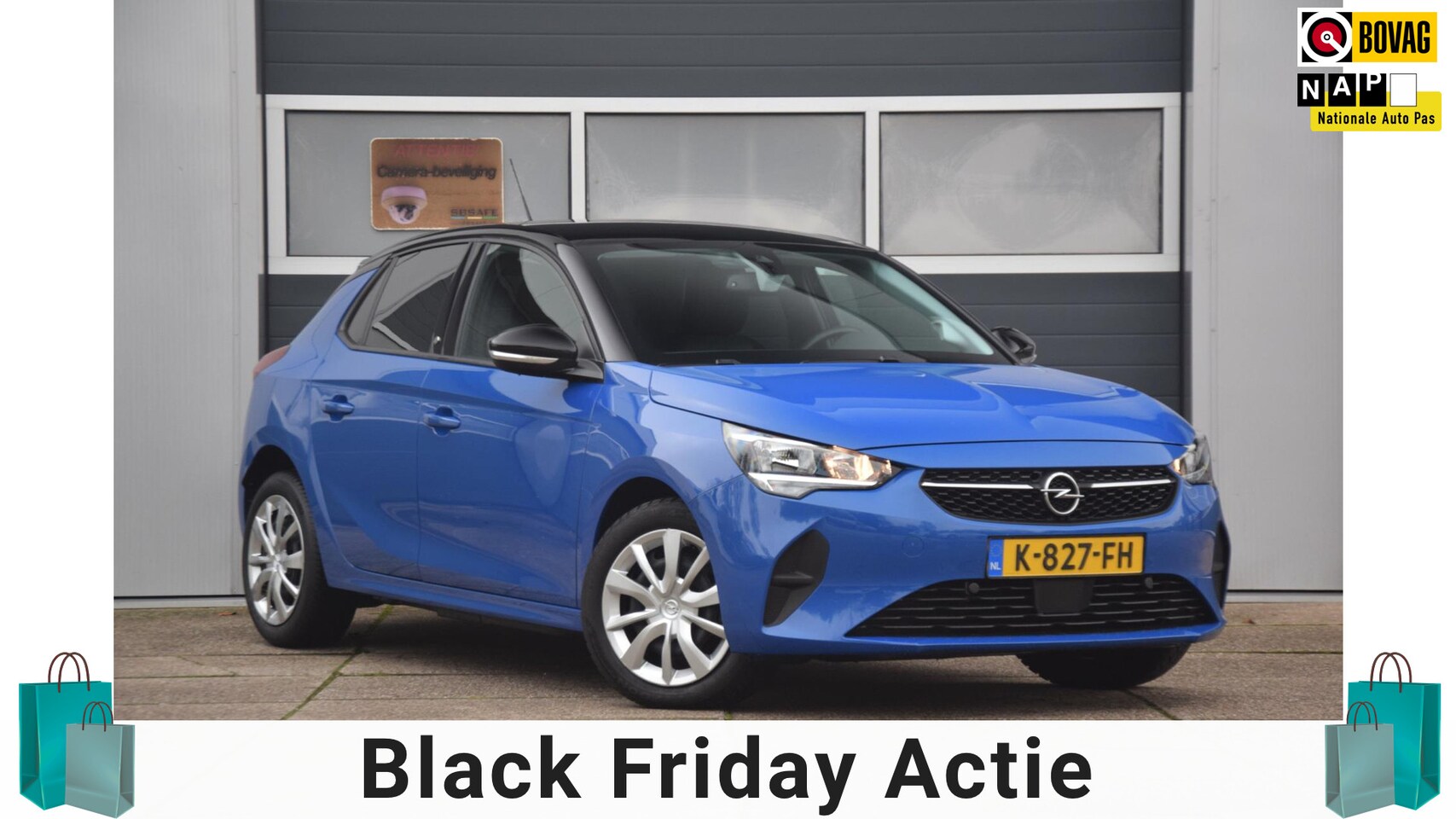 Opel Corsa-e - Edition 50 kWh NAVIGATIE/AFWIJKENDE DAKLEUR/PARKEERSENSOREN ACHTER - AutoWereld.nl