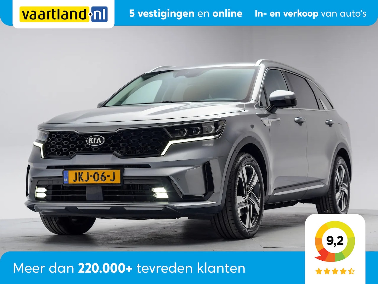 Kia Sorento - 1.6 T-GDi PHEV AWD DynamicLine 7 pers. [ LED Adapt.cruise Navi Keyless ] - AutoWereld.nl