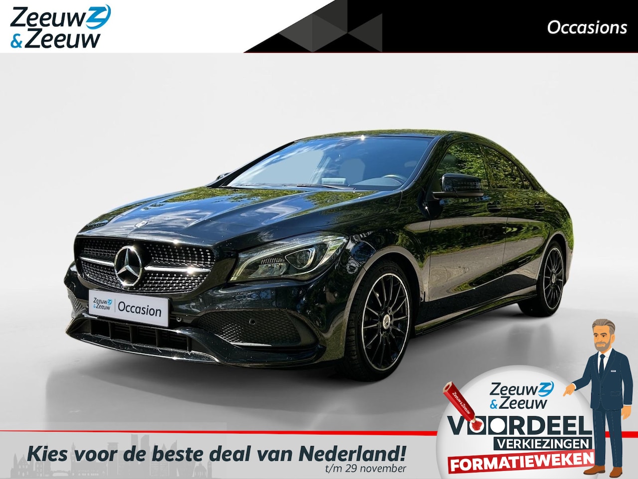 Mercedes-Benz CLA-Klasse - 180 Prestige | Airco | Navi| Camera | Panoramadak | LM Velgen | - AutoWereld.nl