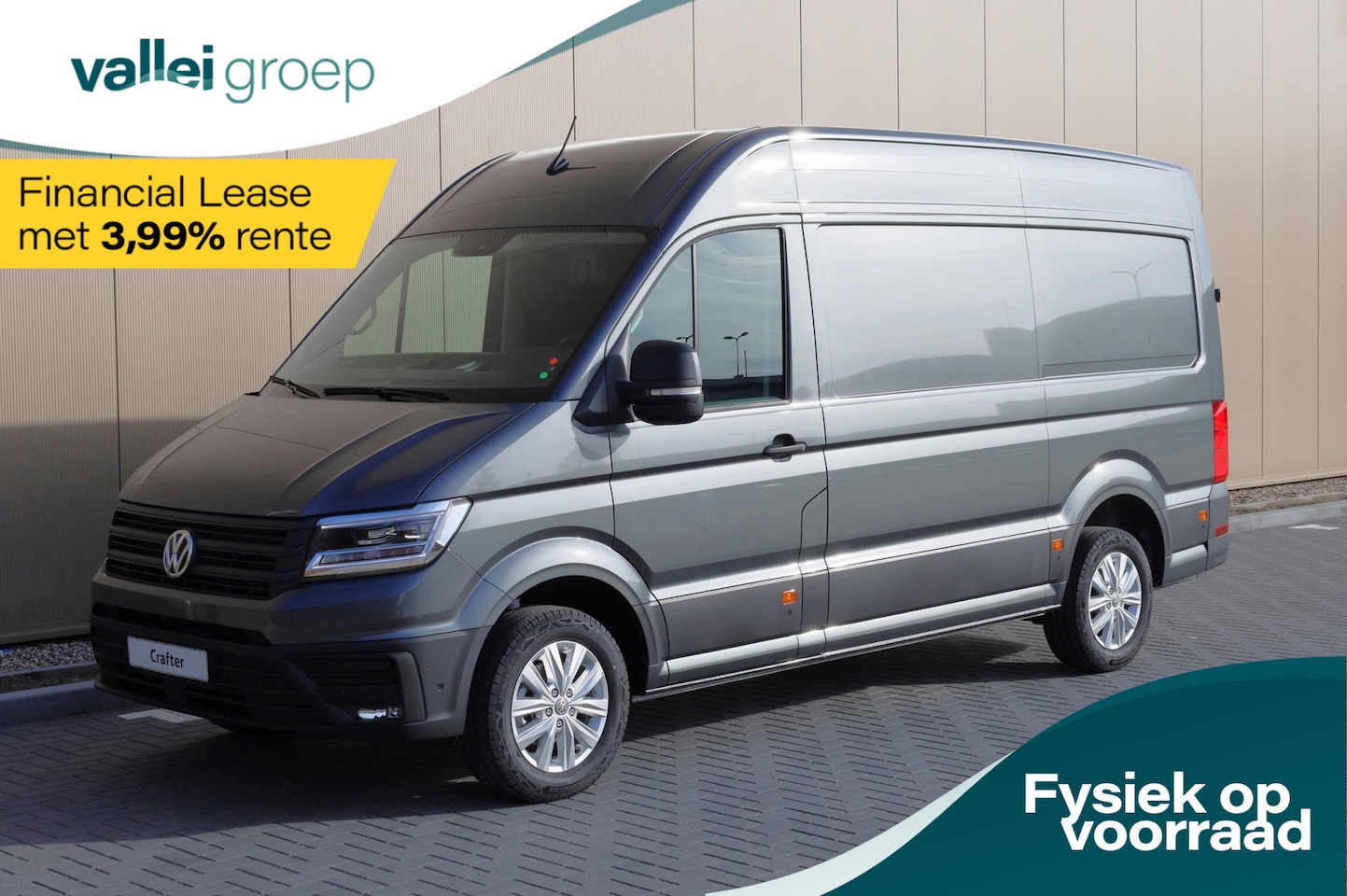 Volkswagen Crafter - 140PK Exclusive L3H3 GVW 3.5T BPM vrij | Trekhaak | Adaptive Cruise Control | Climatic | N - AutoWereld.nl