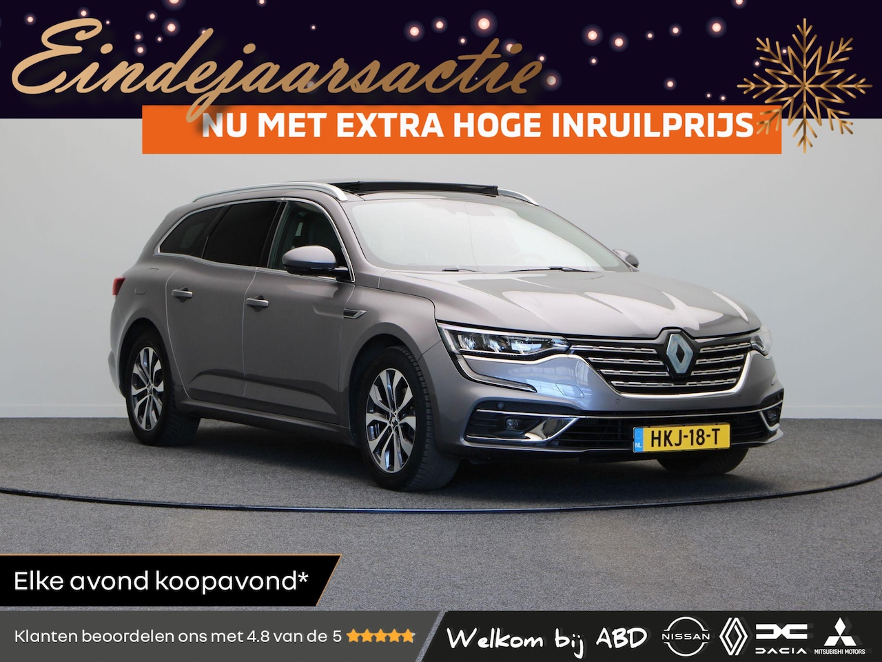 Renault Talisman Estate - 160pk TCe Business Intens | Panorama dak | Elektrische achterklep | Achteruitrijcamera | - AutoWereld.nl