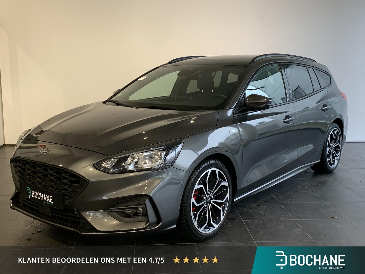 Ford Focus Wagon - 1.0 EcoBoost Hybrid ST Line X Business ELEKTRISCH PANORAMADAK | ELEKTRISCHE ACHTERKLEP | A - AutoWereld.nl