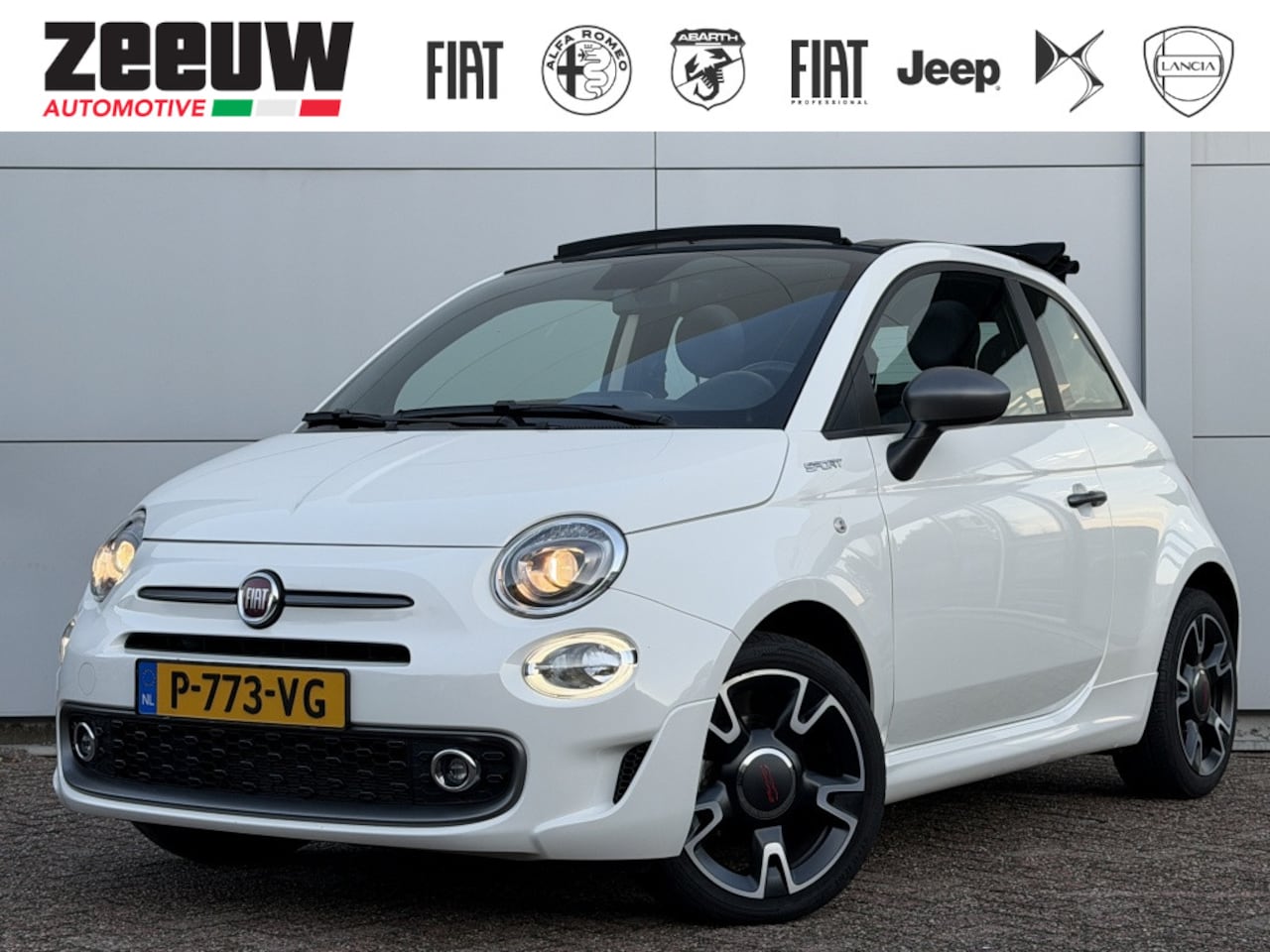 Fiat 500 C - 1.0 70 PK Hybrid Sport | Clima | PDC | Carplay | 16" - AutoWereld.nl