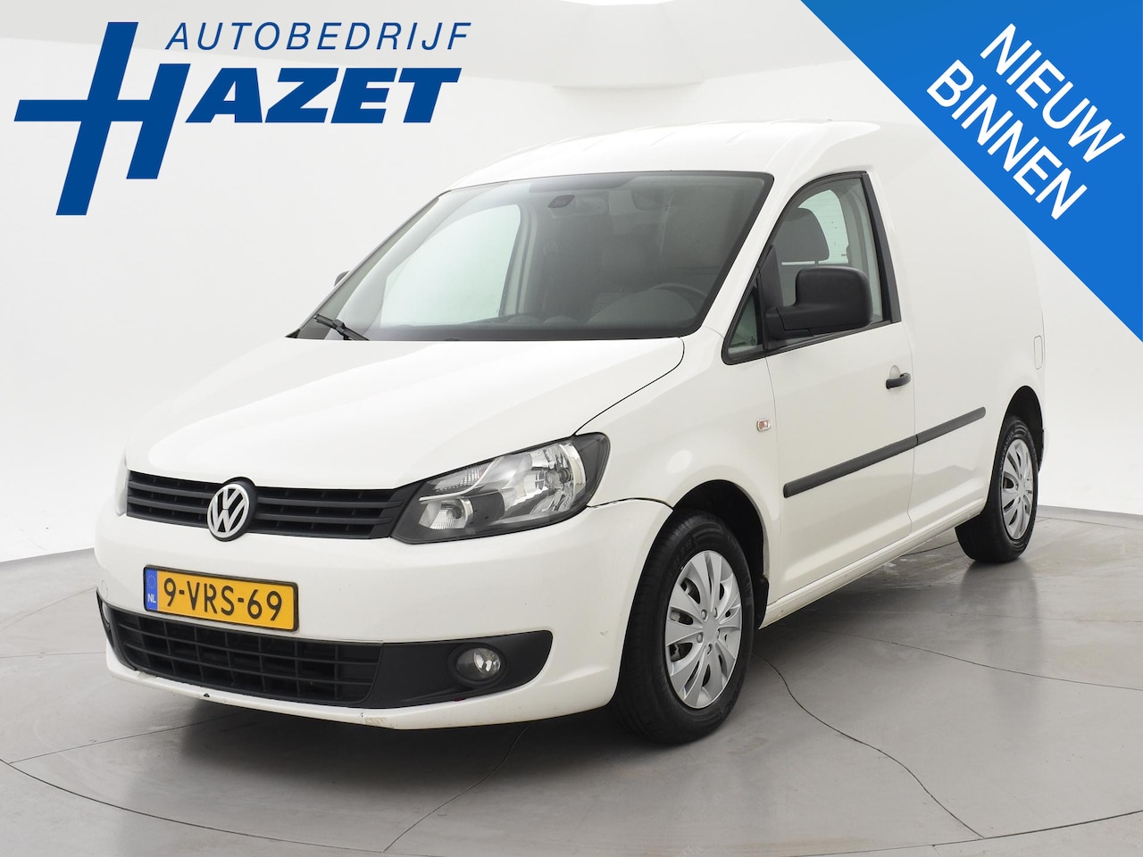 Volkswagen Caddy - 1.6 TDI BLUEMOTION + TREKHAAK | AIRCO | BUMPERS IN KLEUR | MISTLAMPEN - AutoWereld.nl