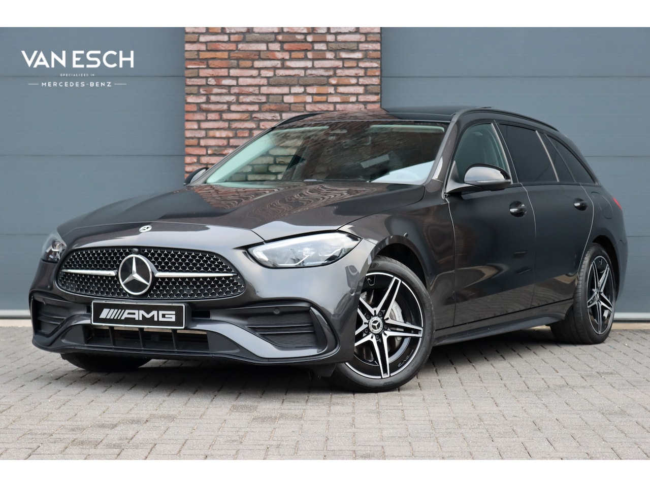 Mercedes-Benz C-klasse Estate - 300 e AMG Line | Panoramadak | Distronic | Trekhaak | Memory | Leder | High Perf. LED | Ca - AutoWereld.nl