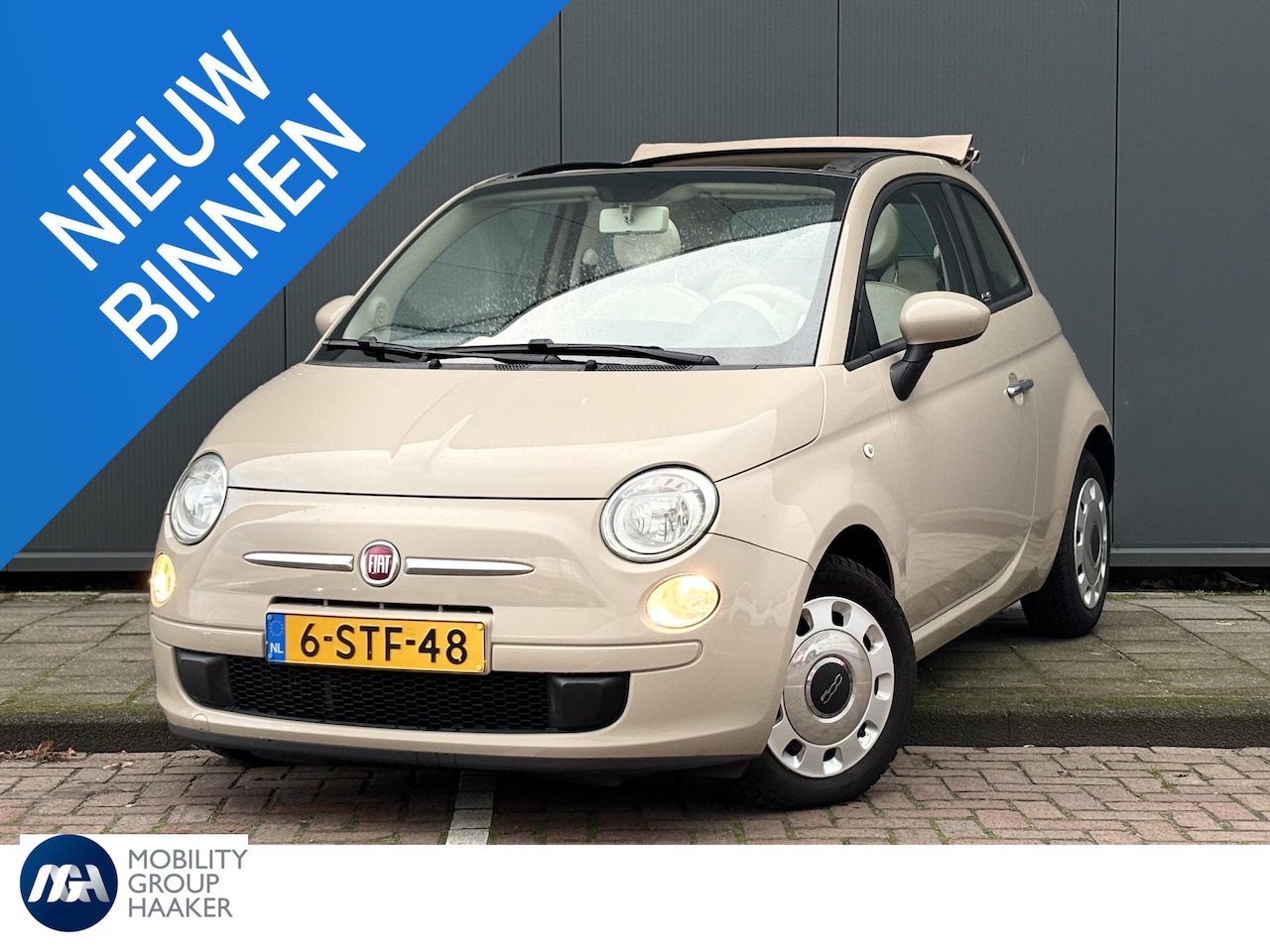 Fiat 500 C - 0.9 TwinAir Pop Cabrio | NAP | Parkeer sensoren achter | Elektrische ramen voor | - AutoWereld.nl