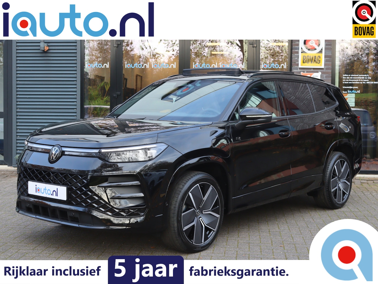 Volkswagen Tayron - 1.5 eHybrid 272PK R-Line Black Style IQ.Light/Pano/Keyless/Camera/DCC/ACC/Dodehoek/20"/Tre - AutoWereld.nl