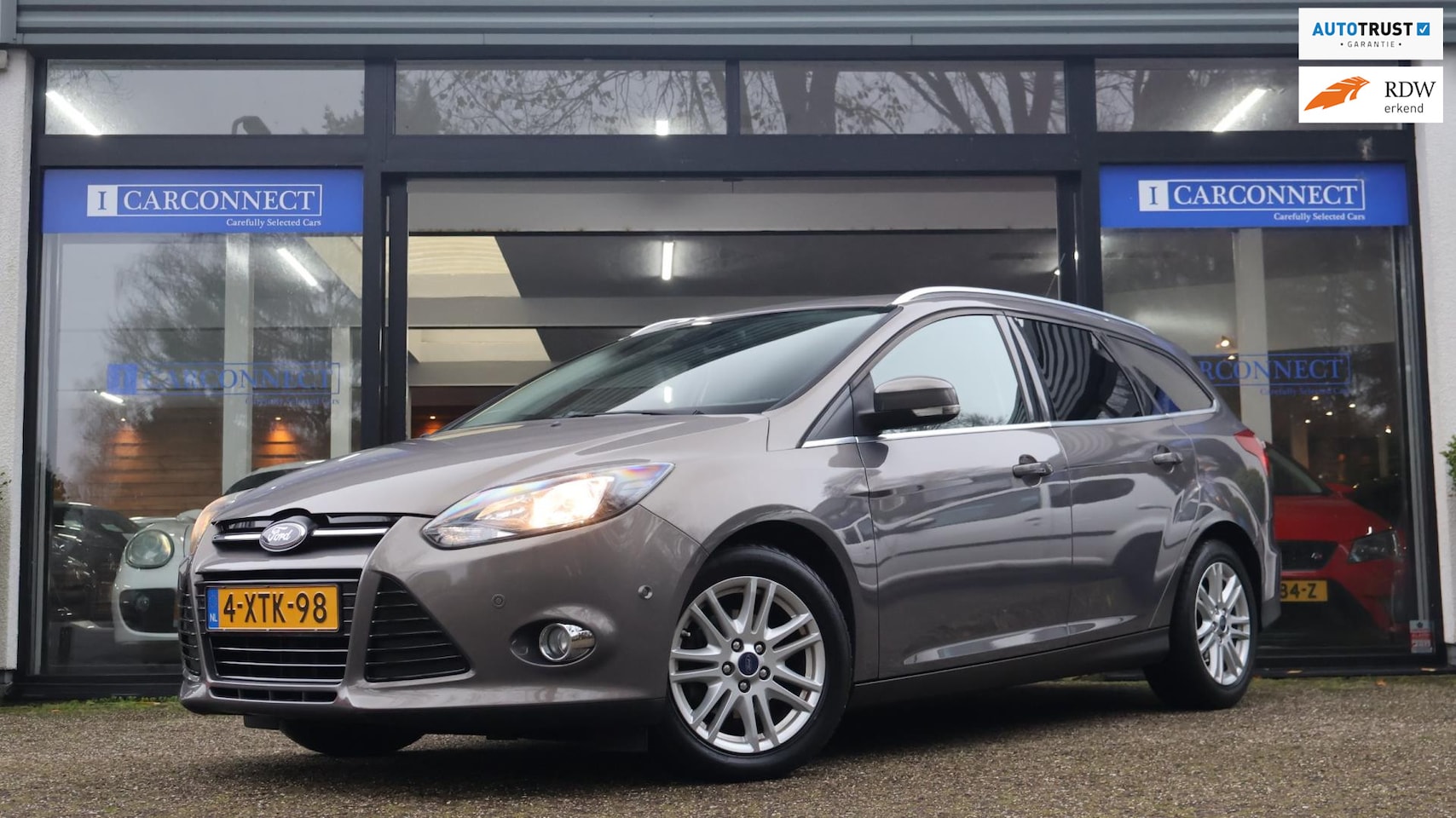 Ford Focus Wagon - 1.0 EcoBoost Edition Plus 125pk|PDC|Cruise|Clima|LMV|Trekhaak - AutoWereld.nl