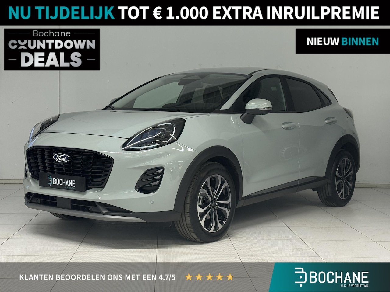 Ford Puma - 1.0 EcoBoost Hybrid Titanium | Navigatie | 360 Camera | Cruise control adaptief | Stoel + - AutoWereld.nl