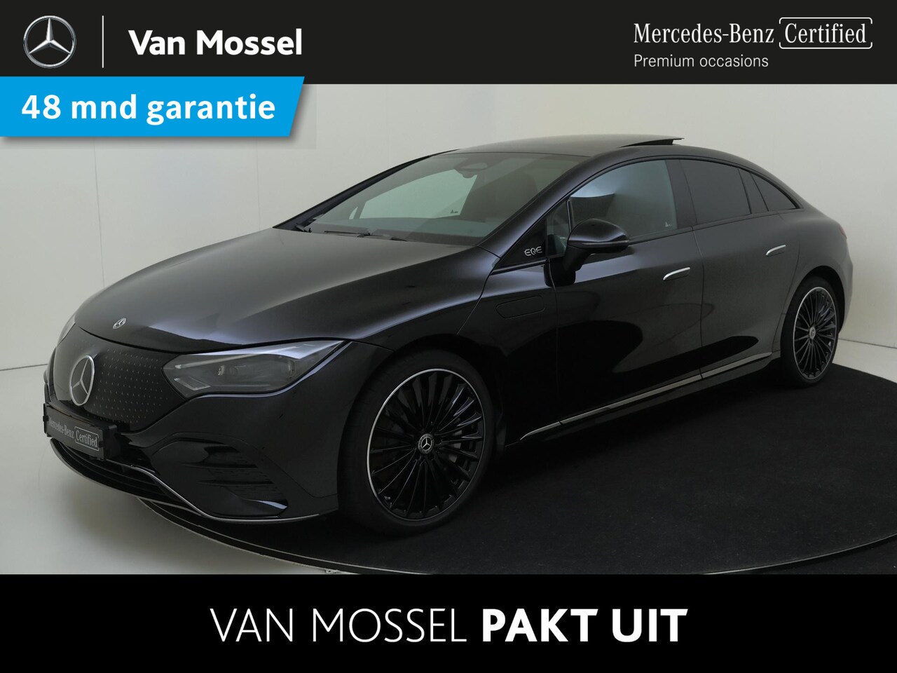 Mercedes-Benz EQE - 300 Business Solution AMG-Line 90 kWh / Stoelverwarming / 360Graden-Camera / Panorama-schu - AutoWereld.nl