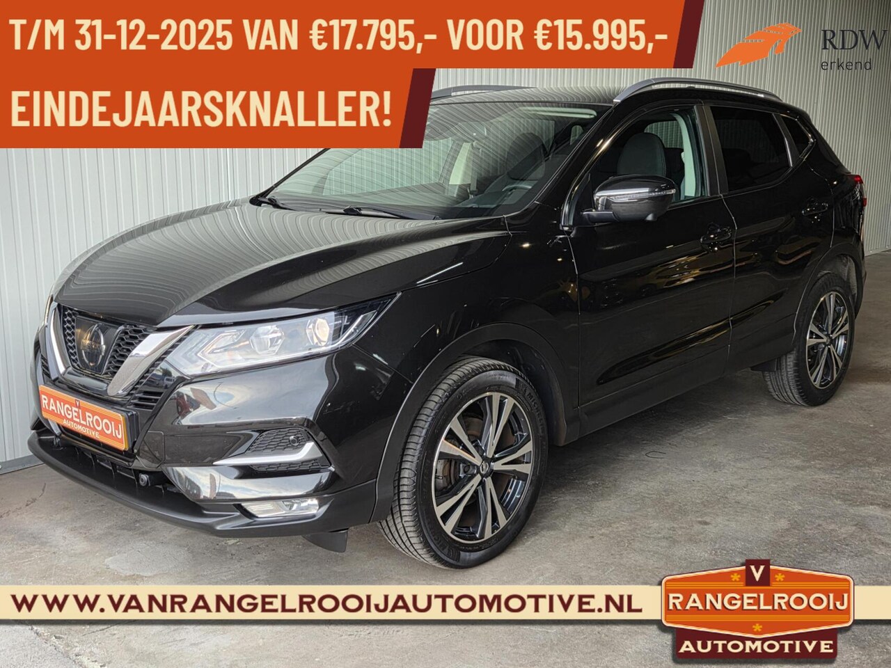 Nissan Qashqai - 1.2 N-Connecta 1.2 N-Connecta, pano, 360gr. cam, clima, cruise, keyless - AutoWereld.nl