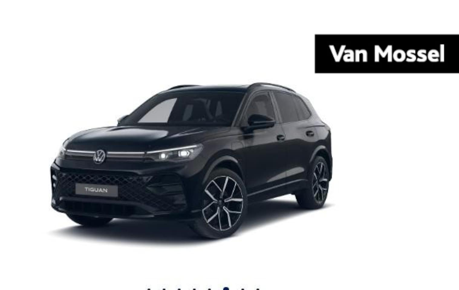 Volkswagen Tiguan - 1.5 eHybrid R-Line Edition 272 PK | Panoramdak | Trekhaak | 360 Camera | Keyless | Black S - AutoWereld.nl