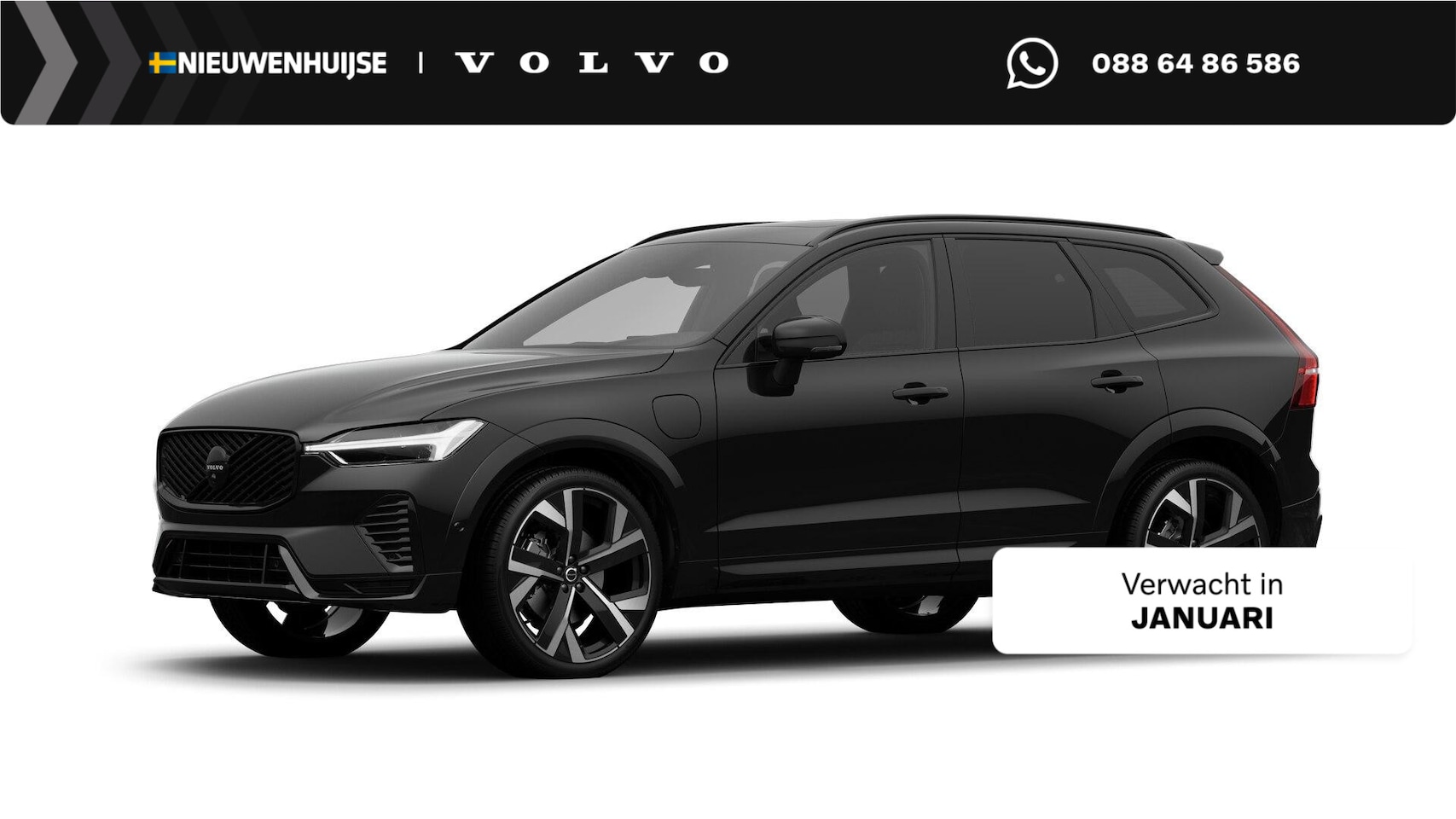 Volvo XC60 - 2.0 T6 Plug-in hybrid AWD Plus Black Edition | Luchtvering | Premium Pack | Panoramadak | - AutoWereld.nl