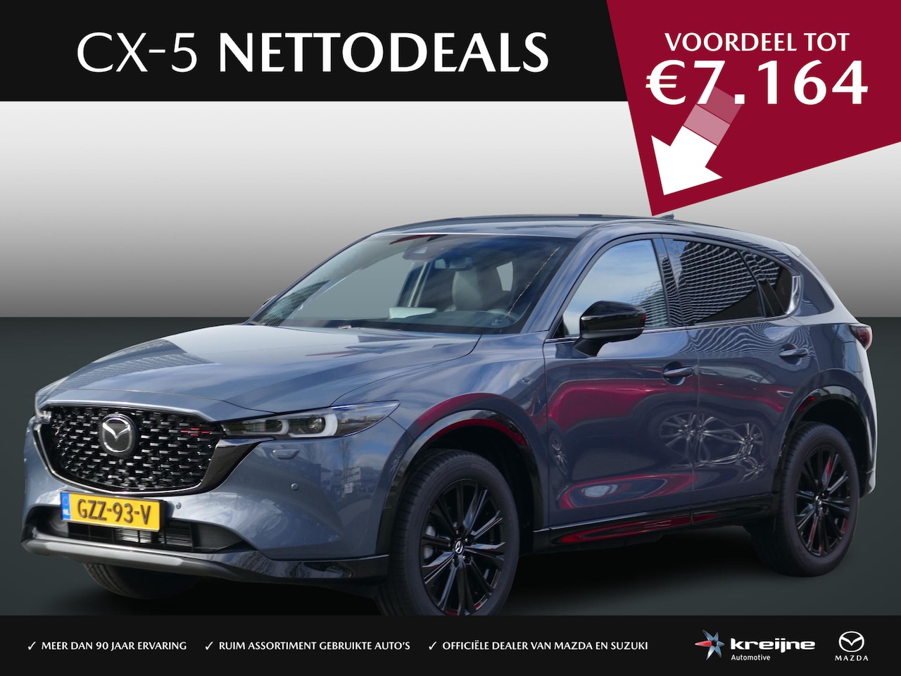Mazda CX-5 - 2.0 e-SkyActiv-G M Hybrid 165 Homura | Registratie Voordeel | Voordeel €6.114,- | RIJKLAAR - AutoWereld.nl