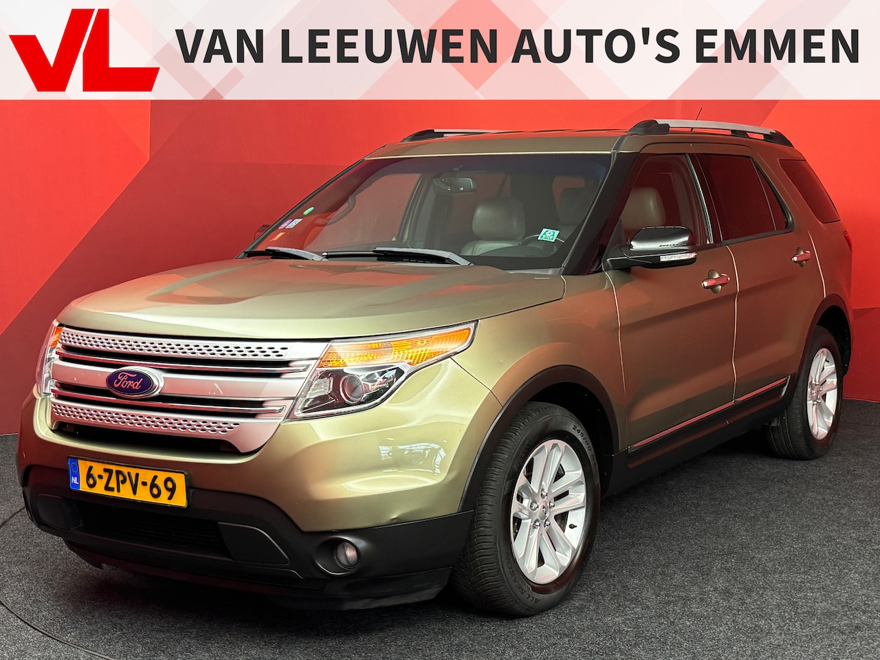 Ford Explorer - 3.5 V6 | 7 Persoons | Leer | Camera | Automaat | APK 17-10-2026 - AutoWereld.nl