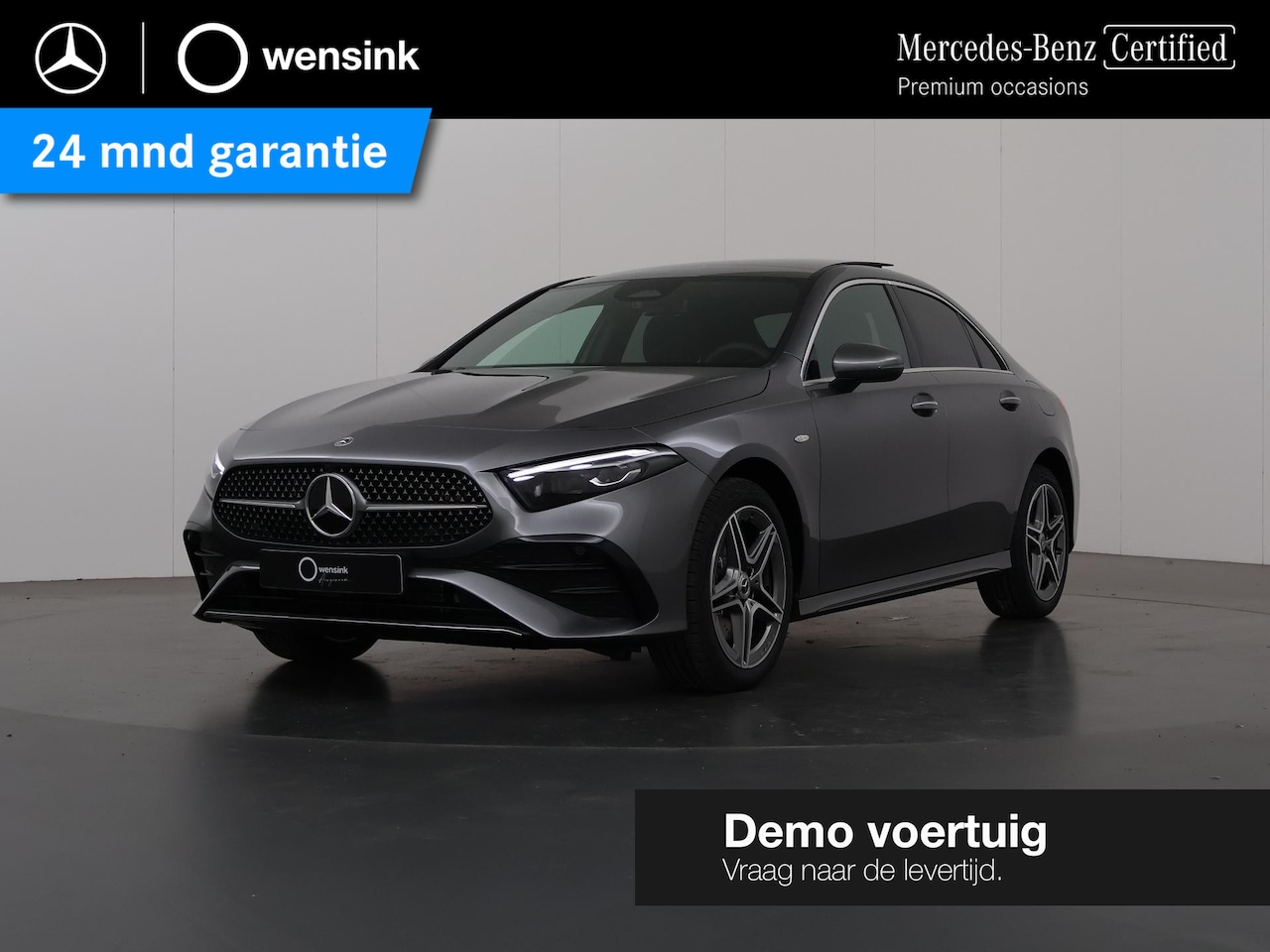 Mercedes-Benz A-klasse - 250 e Limousine Business Solution AMG | Panoramadak | Stoelverwarming | Sfeerverlichiting - AutoWereld.nl
