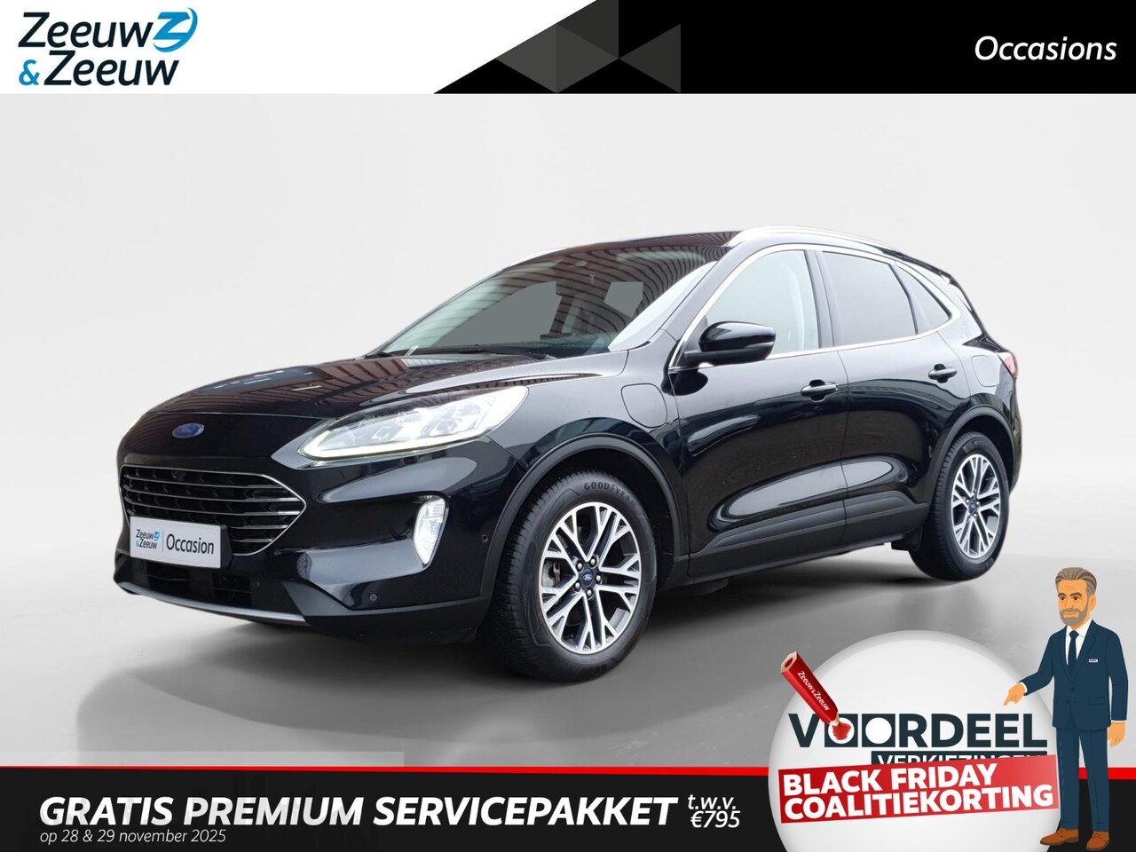 Ford Kuga - 2.5 PHEV Titanium X | Trekhaak | Navigatie | Stoel/Stuur/Voorruitverwarming | Adaptieve Cr - AutoWereld.nl