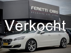 Peugeot 508 SW - 2.0 AUT6 BLUEHDI PREMIUM GT-LINE 181PK. PANODAK SPORTLEDER NAVI CAMERA AIRCO HEAD-UPP LED