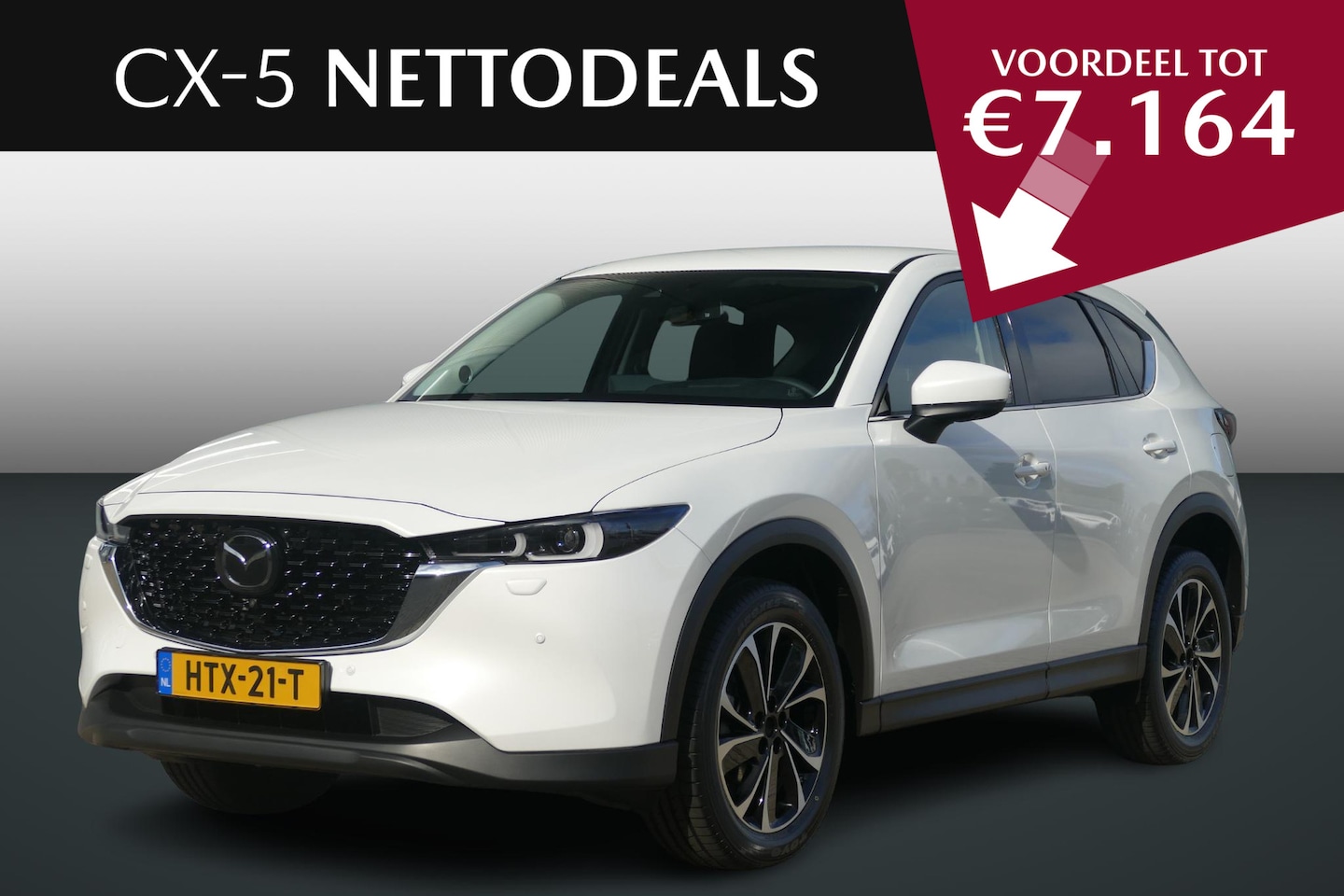 Mazda CX-5 - 2.0 e-SkyActiv-G M Hybrid 165 Exclusive-Line | NETTO DEALS | TOT €7.164,- Voordeel | RIJKL - AutoWereld.nl