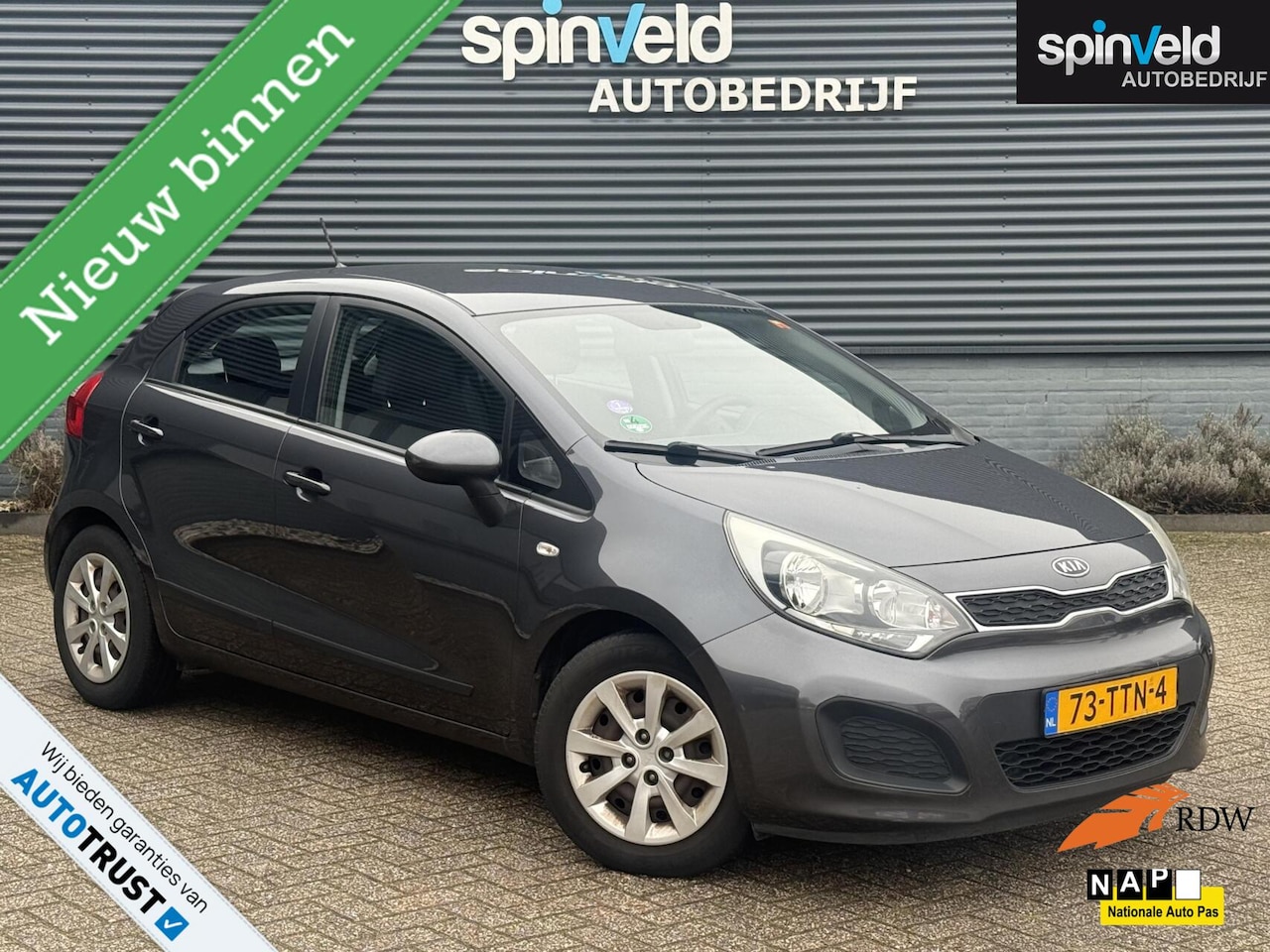 Kia Rio - 1.2 CVVT Comfort Pack BJ`12 NAP NL Airco Andriod Elekpakket - AutoWereld.nl
