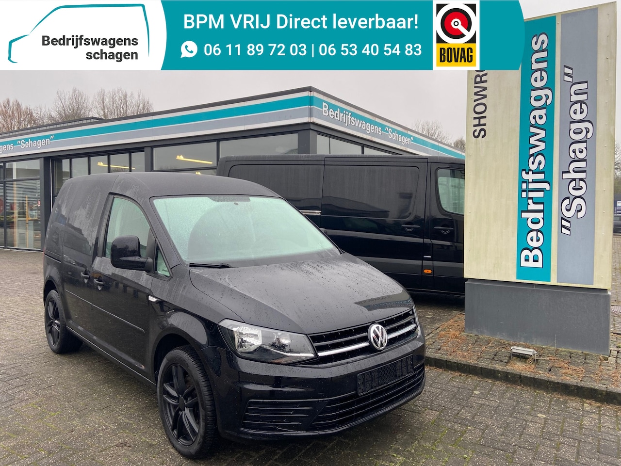 Volkswagen Caddy - 1.6 TDI L1H1 Facelift | Trendline | Leder | Bumpers meegespoten | Airco | Cruise - AutoWereld.nl