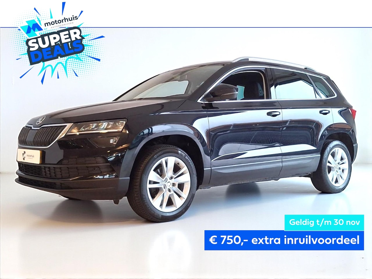 Skoda Karoq - 1.0 TSI Greentech 115pk Business Edition NAVI CAMERA LED APPLE CARPLAY STOELV - AutoWereld.nl