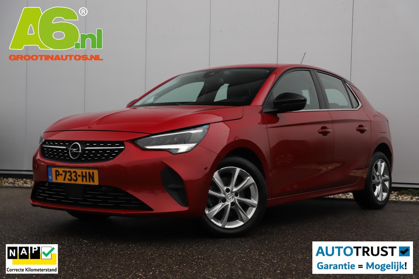 Opel Corsa - 1.2 Elegance 102PK Lesauto Dubbele Bediening Half Leder 16 inch LMV Keyless Virtual Cockpi - AutoWereld.nl