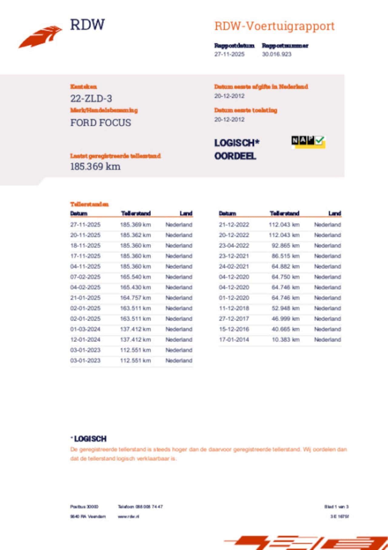 Ford Focus Wagon - 1.0 EcoBoost Trend / AIRCO - AutoWereld.nl