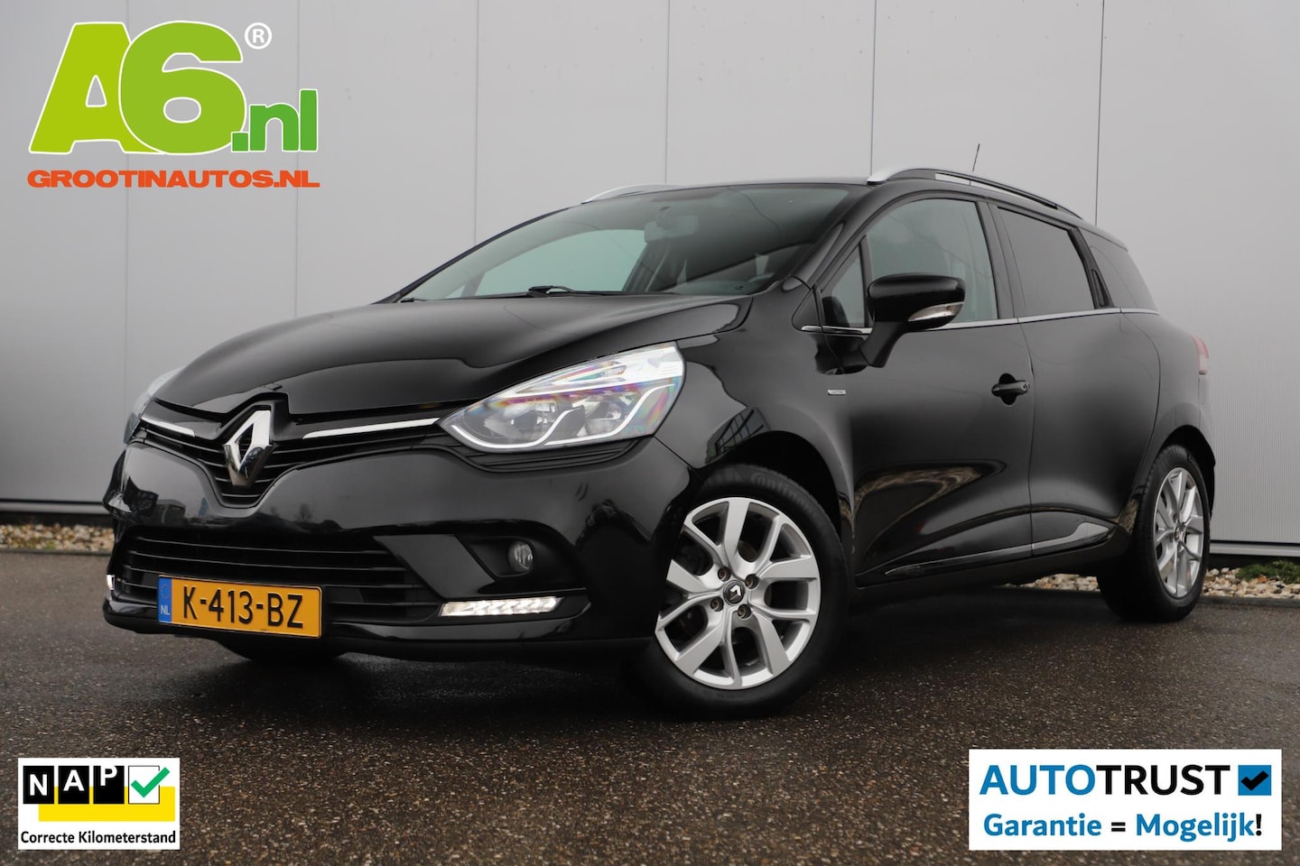 Renault Clio Estate - 0.9 TCe Limited Trekhaak 16 inch LMV Carplay Android Navigatie Achteruitrijcamera Climate - AutoWereld.nl