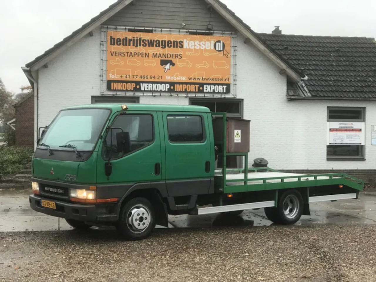 Mitsubishi Canter - FB634 3.0 TD DC APK 11-26 Oprijwagen Machinetransporter Trekhaak 3.5t - AutoWereld.nl