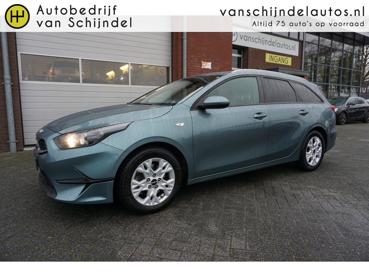 Kia Cee'd Sportswagon - Ceed 1.5 T-GDI 160PK DYNAMICLINE OKT 2023 VOLLEDIG DEALER ONDERHOUDEN! CAMERA STOEL+STUURV - AutoWereld.nl