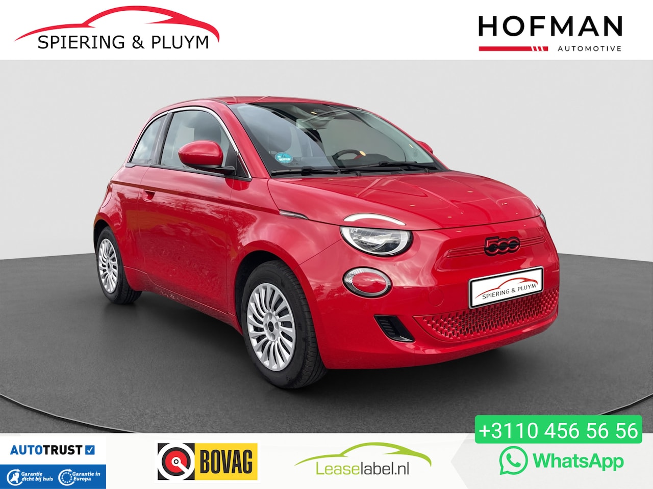Fiat 500e - RED 42 kWh Carplay | Navi | Cruise - AutoWereld.nl