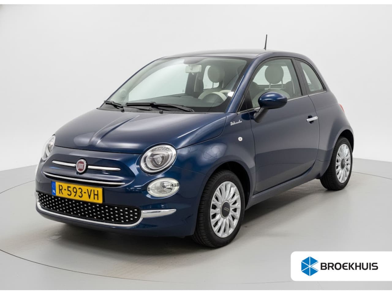 Fiat 500 - 1.0 Hybrid Dolcevita | Navi By App | Airco | Panorama Dak | Cruise Control | Lichtmetalen - AutoWereld.nl