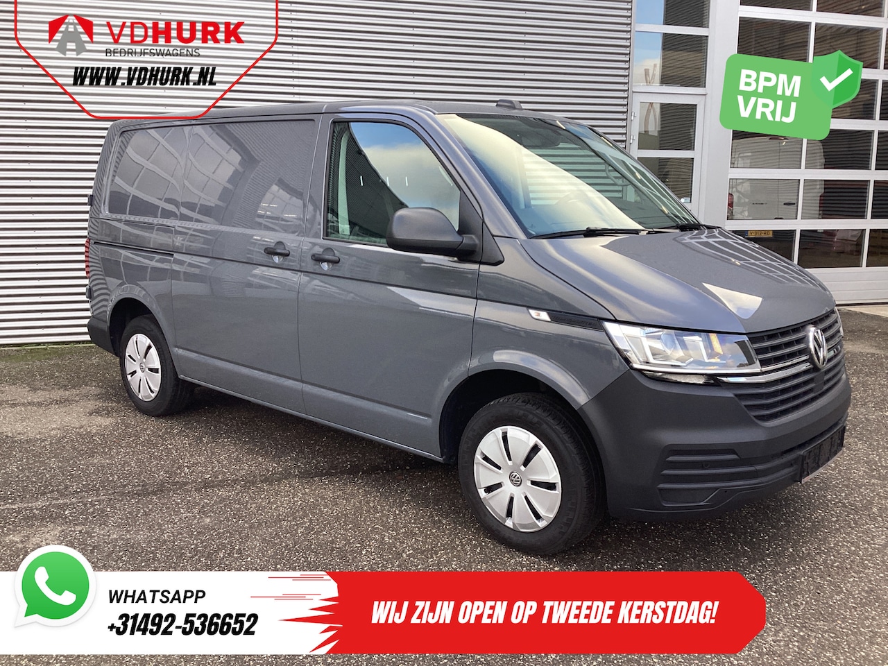Volkswagen Transporter - T6.1 2.0 TDI 150 pk DSG Aut. BPM VRIJ Virtual Cockpit/ 2.5t Trekverm./ CarPlay/ Camera/ Cr - AutoWereld.nl