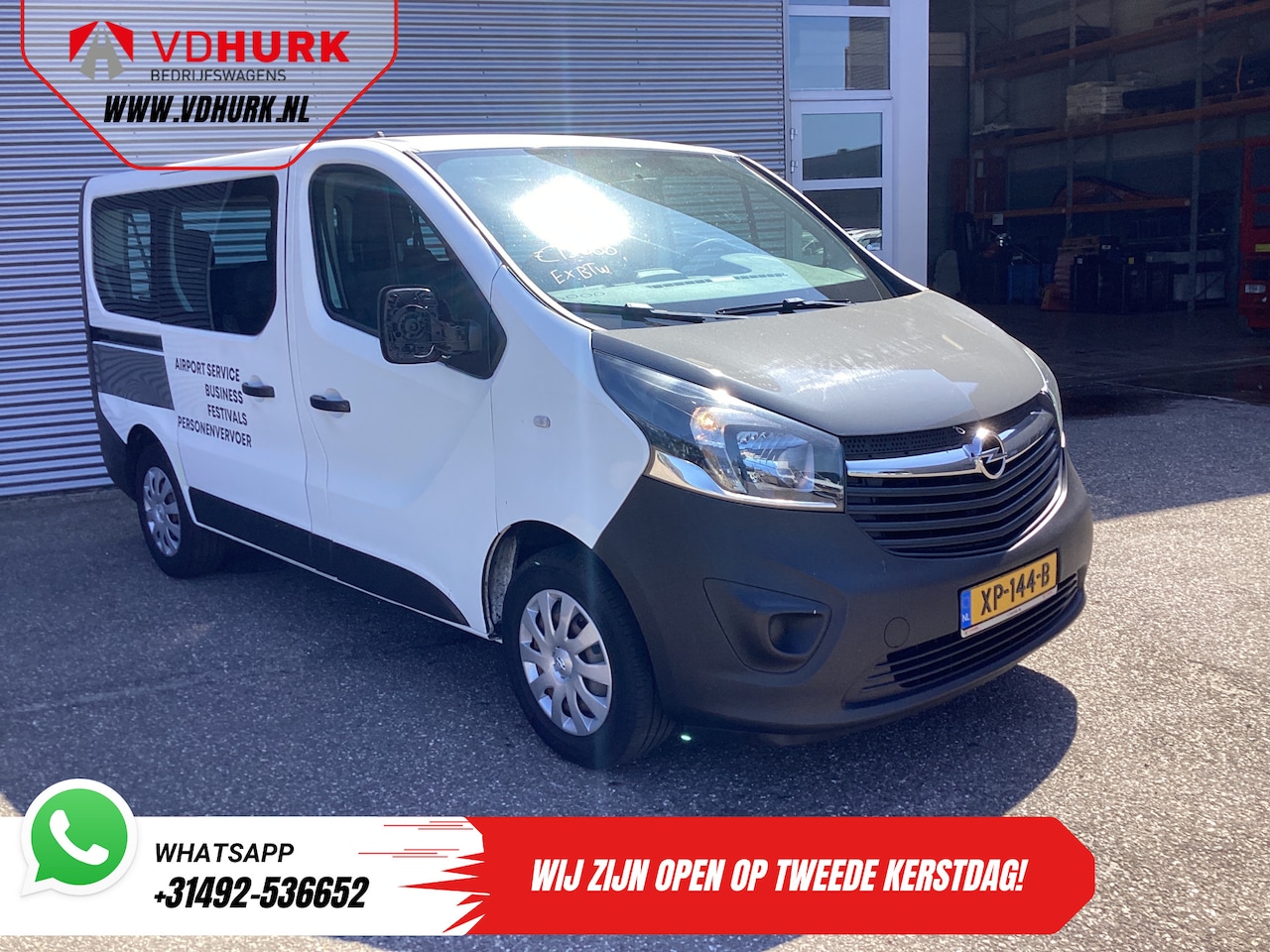 Opel Vivaro Combi - 1.6 CDTI EURO6 EXPORT € 14.480,- Incl. BTW/BPM VRIJ Combi/ Kombi/ 9 Pers./ 9 Persoons/ Air - AutoWereld.nl