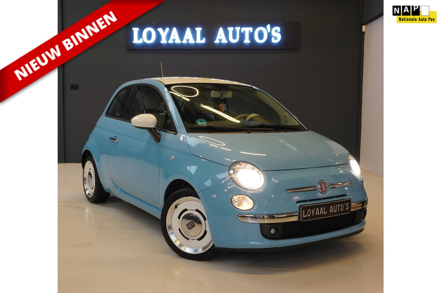 Fiat 500 - 0.9 TwinAir Turbo Vintage '57 | AIRCO | LEER | PDC | APK | NAP. - AutoWereld.nl