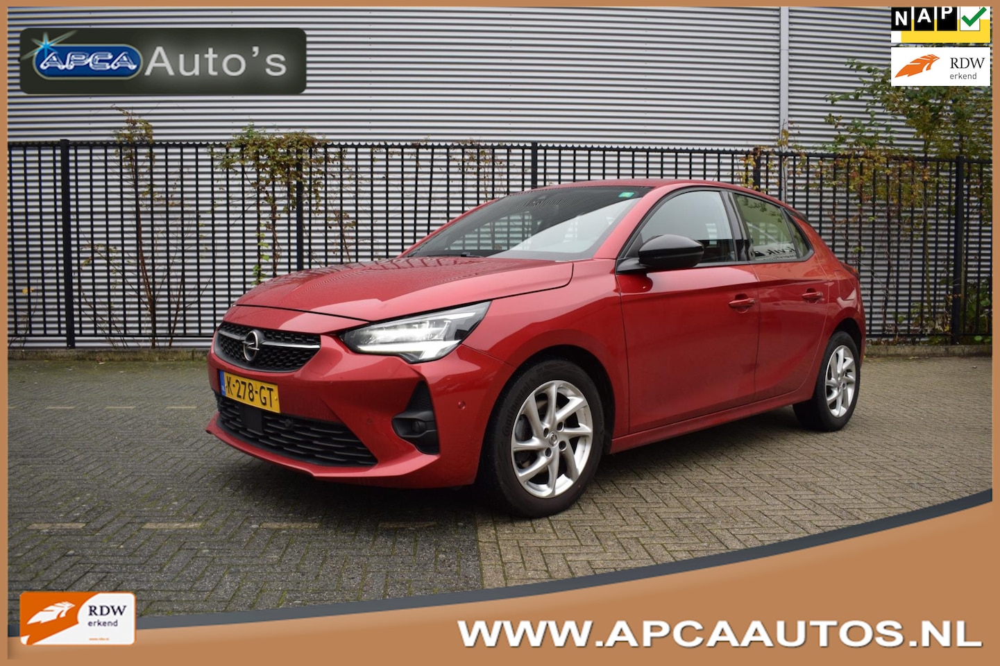 Opel Corsa - 1.2 GS Line Aut 12 mnd GARANTIE DealerOH Camera Carplay Navi Cruise - AutoWereld.nl