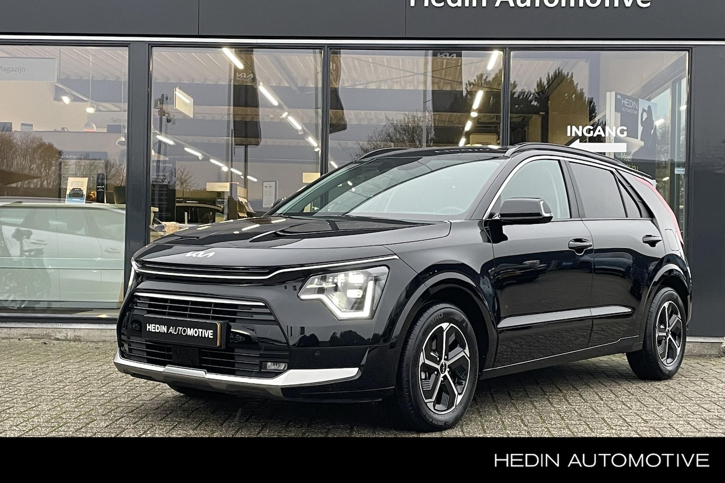 Kia Niro - 1.6 GDi Hybrid DynamicPlusLine | Stoel- en stuurverwarming | Leder | Open dak | Elektrisch - AutoWereld.nl