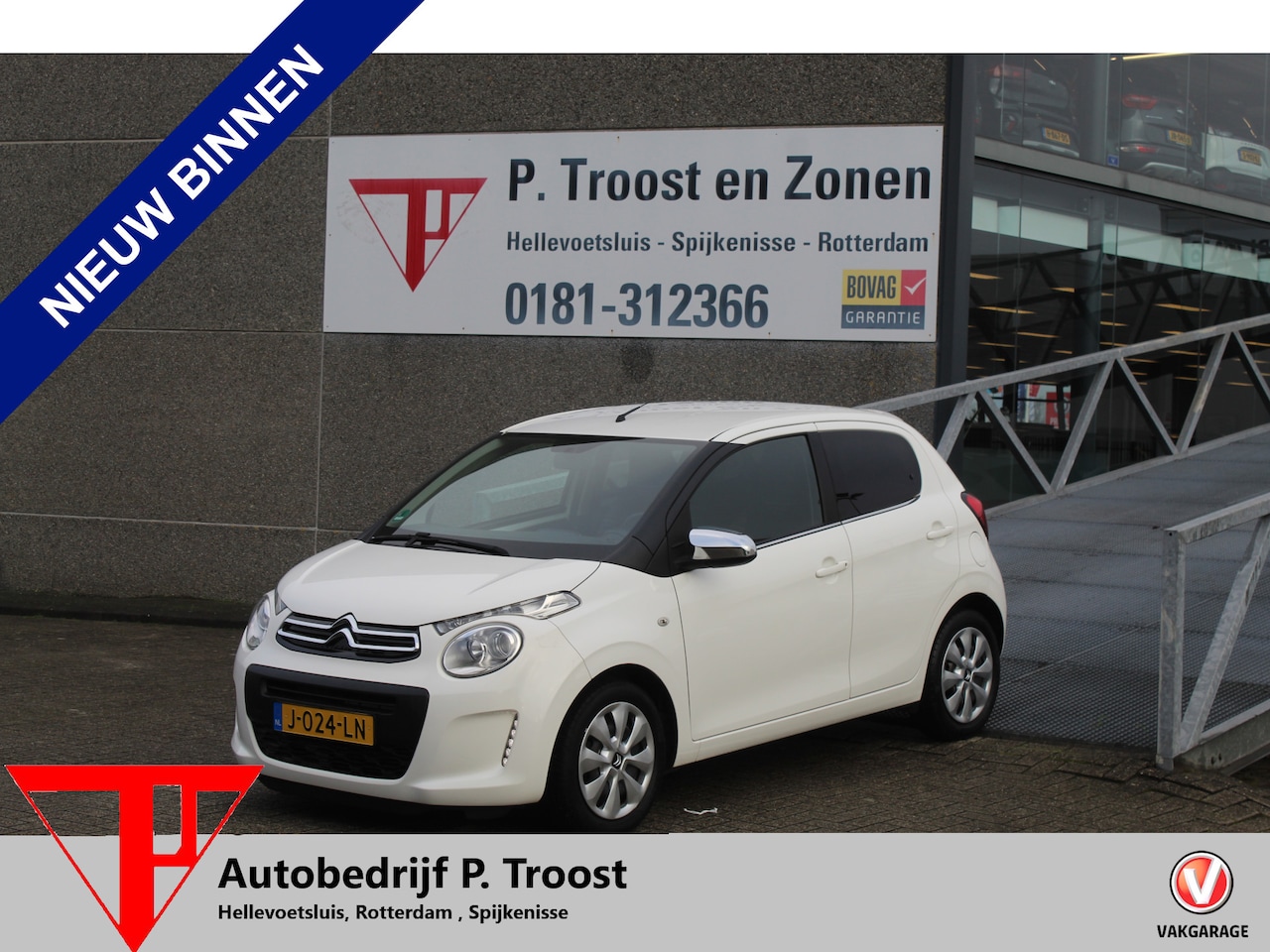 Citroën C1 - 1.0 VTi Feel Bluetooth/Cruise control/Airco/Centrale vergrendeling/Elektrische ramen - AutoWereld.nl