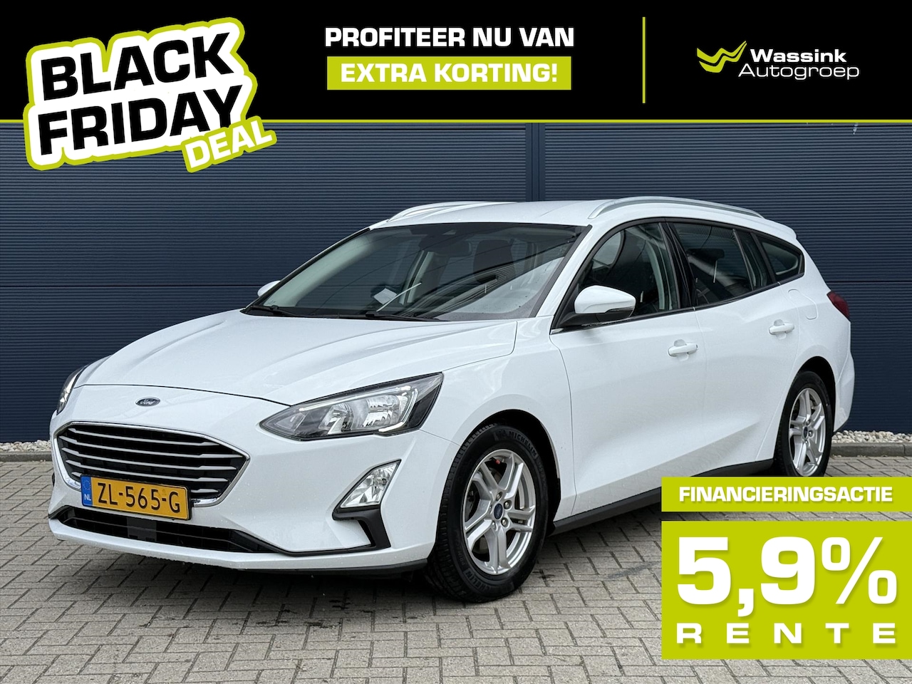 Ford Focus Wagon - 1.0 EcoBoost 100pk Trend Edition | BLACK FRIDAY DEAL | Airco | Cruise control - AutoWereld.nl