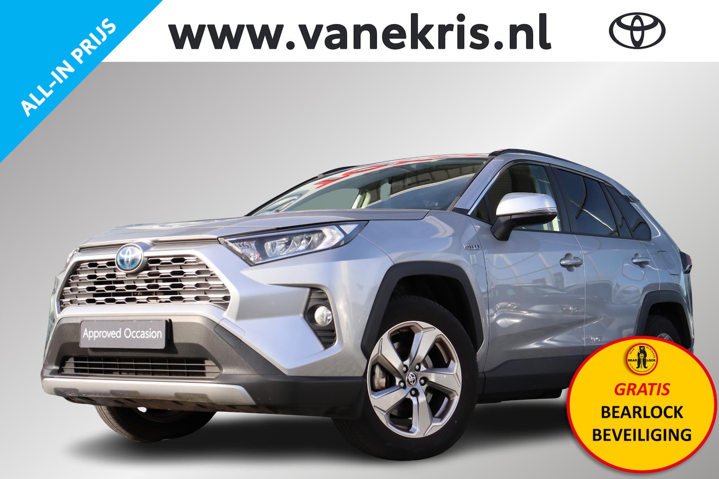 Toyota RAV4 - 2.5 Hybrid Dynamic 2.5 Hybrid Dynamic, 1e eigenaar NL auto, Apple carplay, Android auto, Parkeersensoren, Ach - AutoWereld.nl