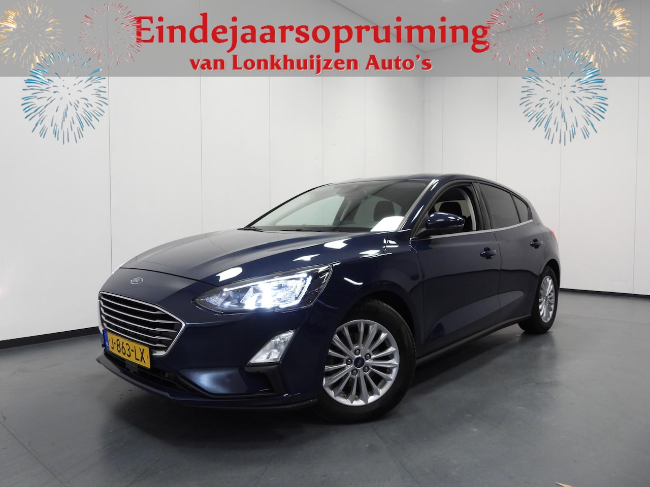 Ford Focus - 1.0 EcoBoost Hybrid Titanium X Business NAVI/CAMERA/LED/VIRTUAL/16"LMV! - AutoWereld.nl