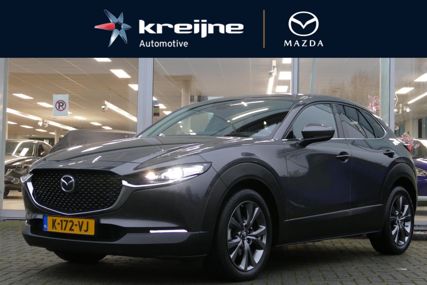 Mazda CX-30 - 2.0 e-SkyActiv-X M Hybrid Luxury | Stoelgeheugenfunctie | Stoelverwarming | Stuurwielverwa - AutoWereld.nl