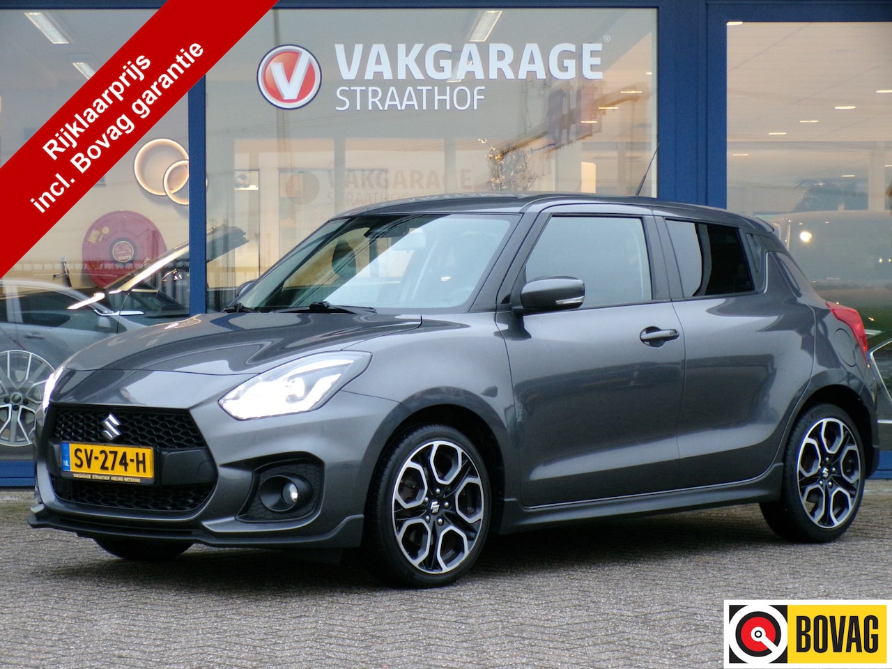 Suzuki Swift - 1.4 Sport 141 PK ORG-NL, Full LED / Carplay + Android Auto / Camera / Adaptive Cruise / 17 - AutoWereld.nl