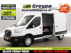 Ford Transit - 350 2.0 TDCI L3H3 | Airco | Cruise | 3-Zits | Trekh. | Parkeersens. | 2xSchuifdeur | Imper