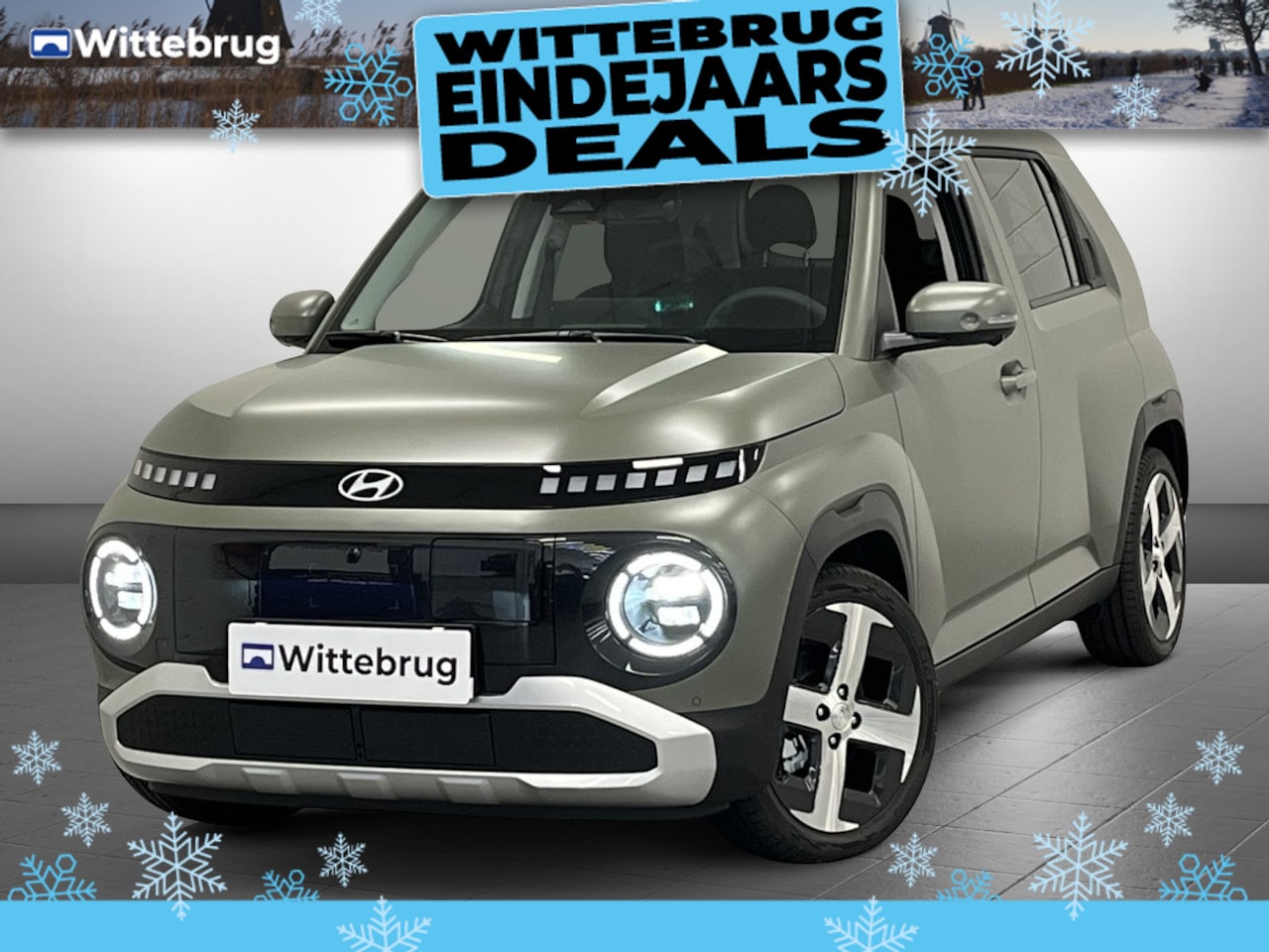 Hyundai Inster - Evolve 49 kWh WINTER + TECH PACK | MATTE LAK | FULL LED | VOORRAADVOORDEEL! - AutoWereld.nl