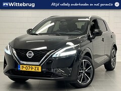 Nissan Qashqai - 1.3 MHEV Xtronic Tekna Plus AUTOMAAT | TREKHAAK | PANORAMADAK | HALF LEDER