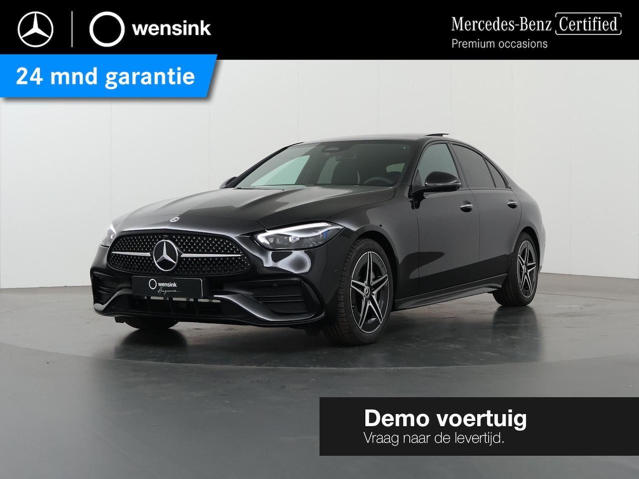Mercedes-Benz C-klasse - 180 Star Edition AMG NIGHT | Panoramadak | 18" AMG Velgen | Keyless Entry | 360 camera | - AutoWereld.nl